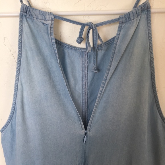 Chambray Sundress ombré Jessica Simpson Sz L - Picture 7 of 9